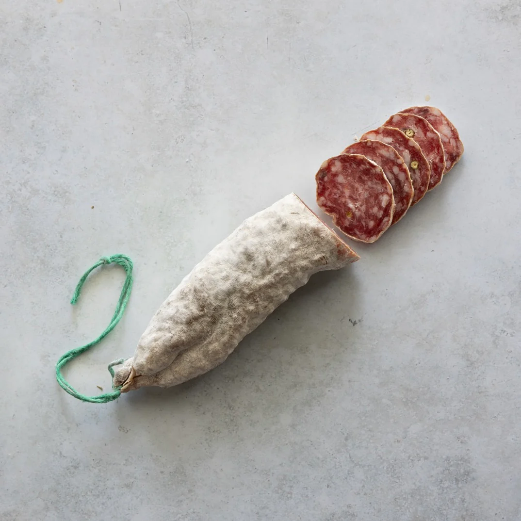 Targe Saucisson with Green Peppercorns